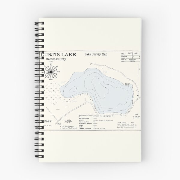 Item preview, Curtis Lake WI Oneida County  designed and sold by Jean Plout.