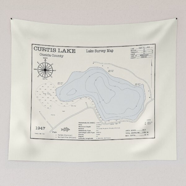 Item preview, Curtis Lake WI Oneida County  designed and sold by Jean Plout.