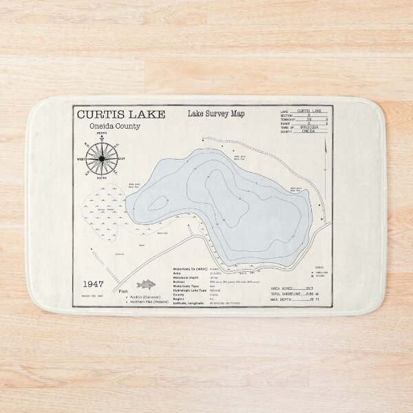 Item preview, Curtis Lake WI Oneida County  designed and sold by Jean Plout.