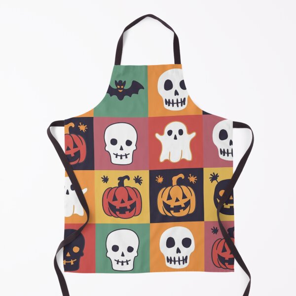 Item preview, "Spooky Celebration: Ghosts, Pumpkins and Skulls" designed and sold by anahimar1418.