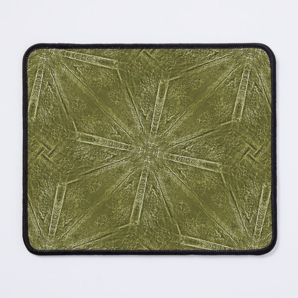 Item preview, Rustic Grunge Mandala Pattern in Green designed and sold by Artistestella.
