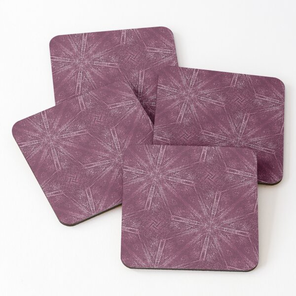 Item preview, Rustic Grunge Mandala Pattern in Mauve designed and sold by Artistestella.