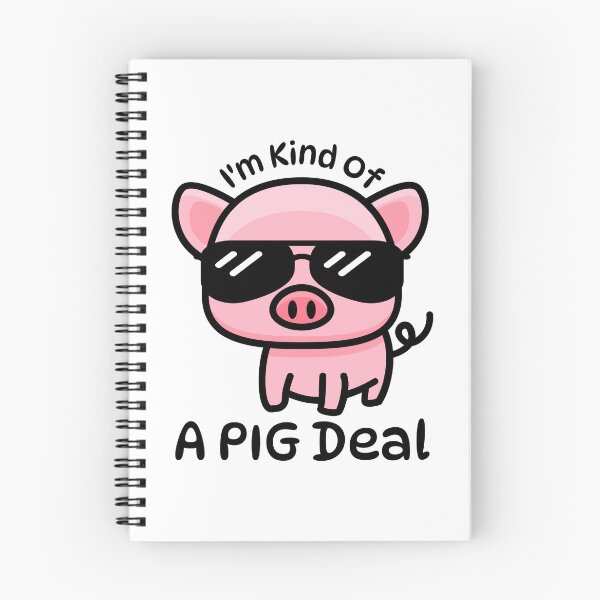 Item preview, I'm Kind Of A Pig Deal! Cute Pig Pun designed and sold by PMCreative.