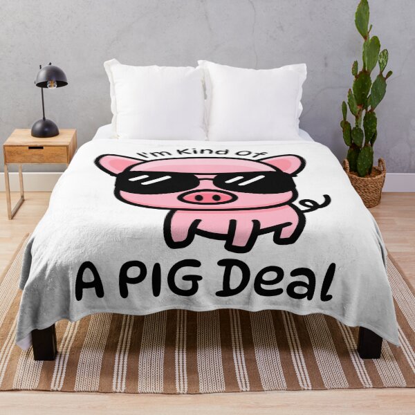 Item preview, I'm Kind Of A Pig Deal! Cute Pig Pun designed and sold by PMCreative.