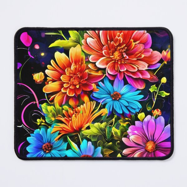 Item preview, Bright Blooms in Dynamic Artwork designed and sold by Health And Fitness Posts e-Store.