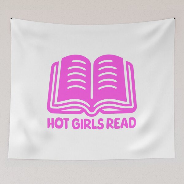 Item preview, Hot Girls Reads! Funny Pink Women Reading designed and sold by PMCreative.