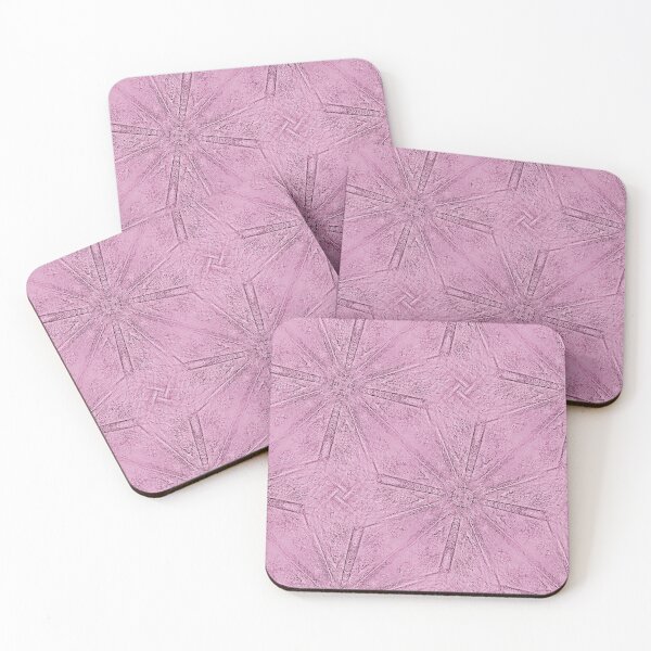 Item preview, Rustic Grunge Mandala Pattern in Bubblegum Pink designed and sold by Artistestella.
