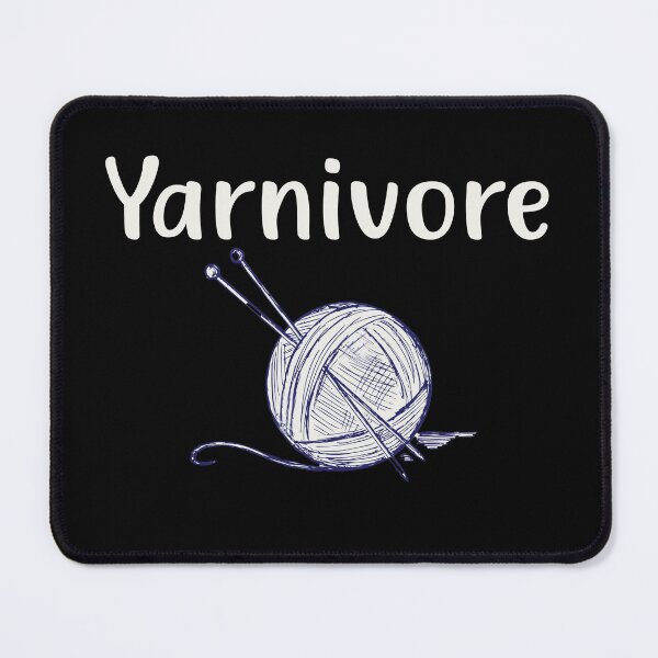 Item preview, Yarnivore knitting Lover Funny Crocheter Crochet Knitter designed and sold by CD-FASHION.