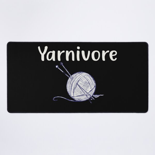 Item preview, Yarnivore knitting Lover Funny Crocheter Crochet Knitter designed and sold by CD-FASHION.