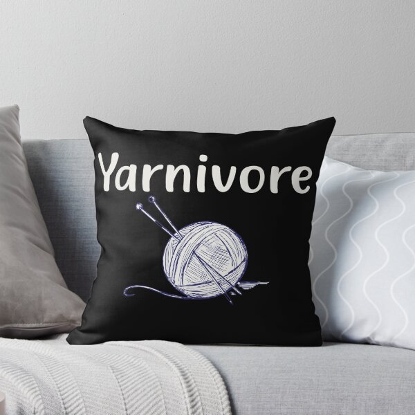 Item preview, Yarnivore knitting Lover Funny Crocheter Crochet Knitter designed and sold by CD-FASHION.