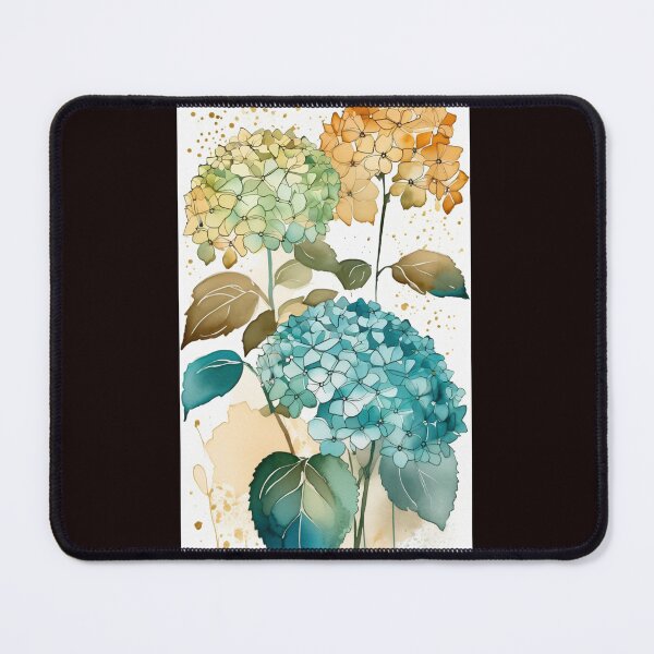 Item preview, Gilded Botanicals No. 19 Gold and Teal designed and sold by FaerieFusion.