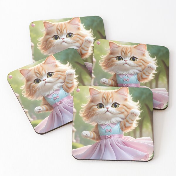 Item preview, Dancing cat - Modern digital art designed and sold by Ai-michiart.