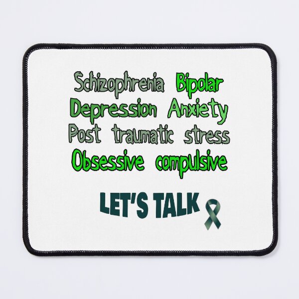 Item preview, October is Mental Health awareness month - chat, talk, phone, text, hug, cry designed and sold by ClarkChris.