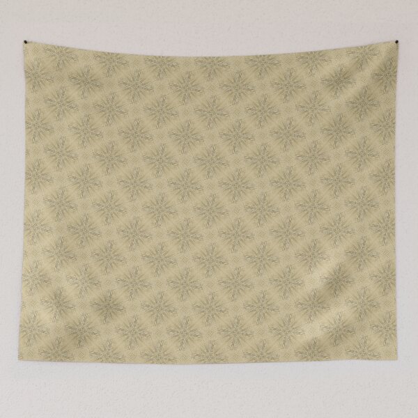 Item preview, Rustic Grunge Mandala Pattern in Yellow  designed and sold by Artistestella.