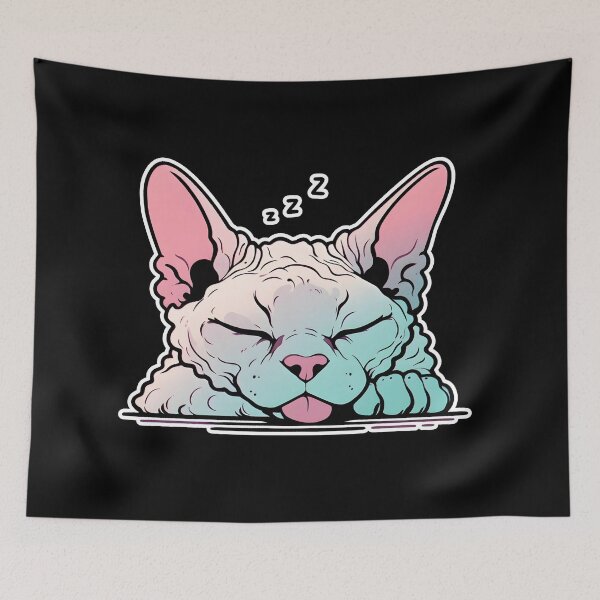 Item preview, Cute devon rex designed and sold by Anna Halasek.