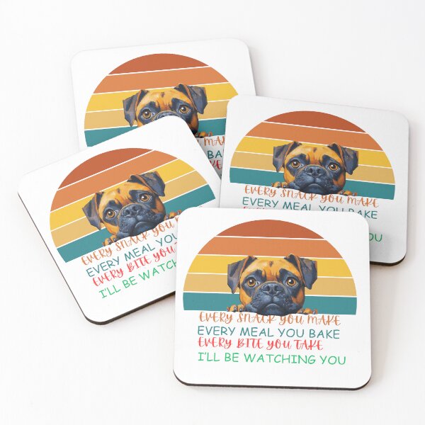 Item preview, Every Snack You Make Boxer Dog Peeking Design designed and sold by BoxerDogNation.