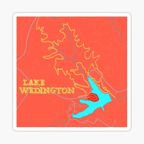 Lake Weddington Sticker