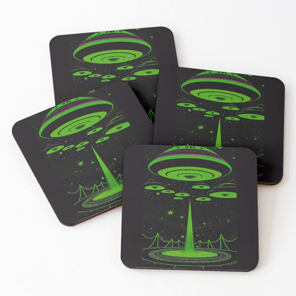 Item preview, UFO Squad Green designed and sold by makine-arts.