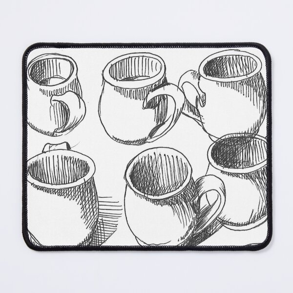 Item preview, Drawing of 12 Coffee Mugs designed and sold by chadtheartist.
