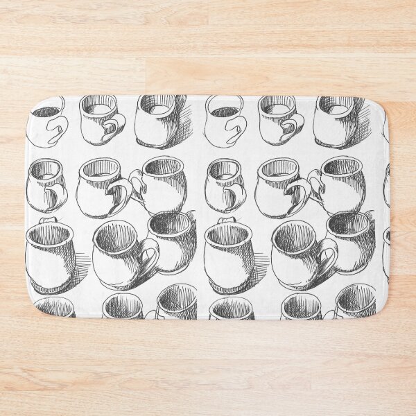 Item preview, Drawing of 12 Coffee Mugs designed and sold by chadtheartist.