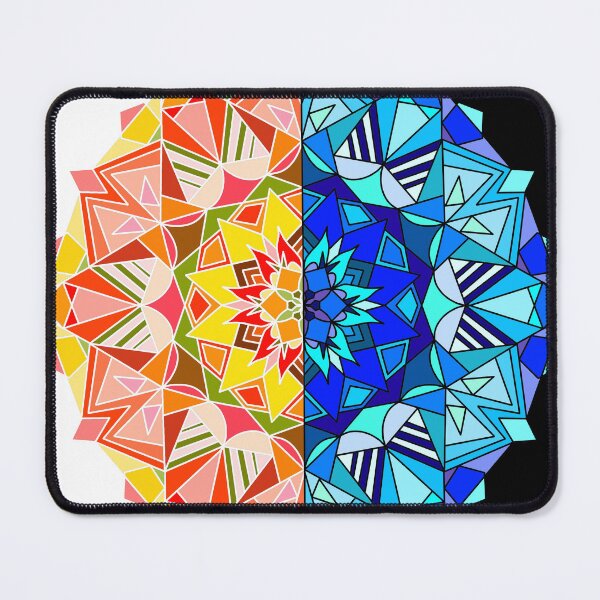 Item preview, Hot VS Cold Mandala designed and sold by SilverFantasy.