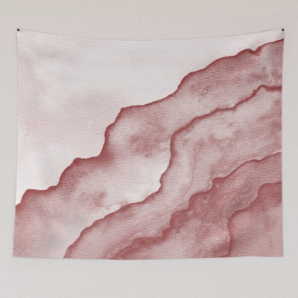 Item preview, Agate Tide Abstract Watercolor Painting - Snow + Ruby designed and sold by Irene Estelle.