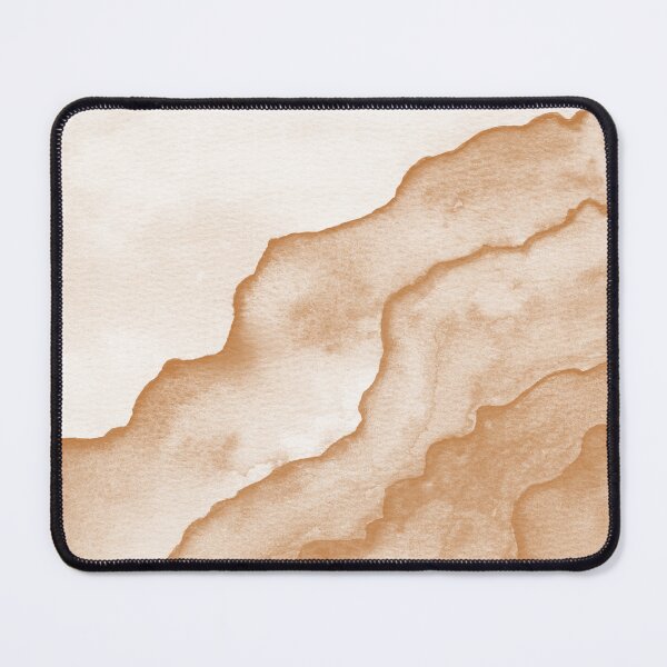 Item preview, Agate Tide Abstract Watercolor Painting - Snow + Rust designed and sold by Irene Estelle.