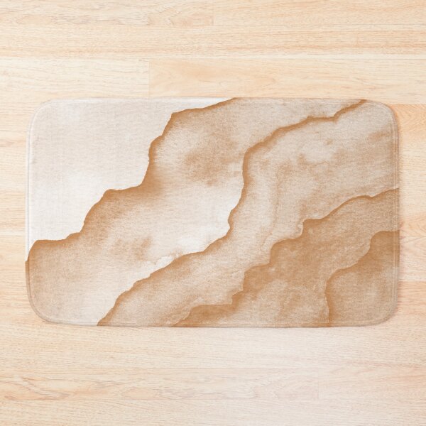 Item preview, Agate Tide Abstract Watercolor Painting - Snow + Rust designed and sold by Irene Estelle.