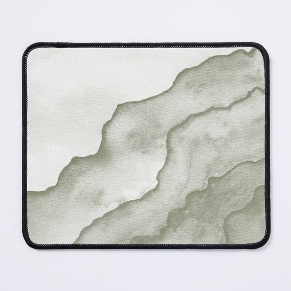 Item preview, Agate Tide Abstract Watercolor Painting - Snow + Sage designed and sold by Irene Estelle.