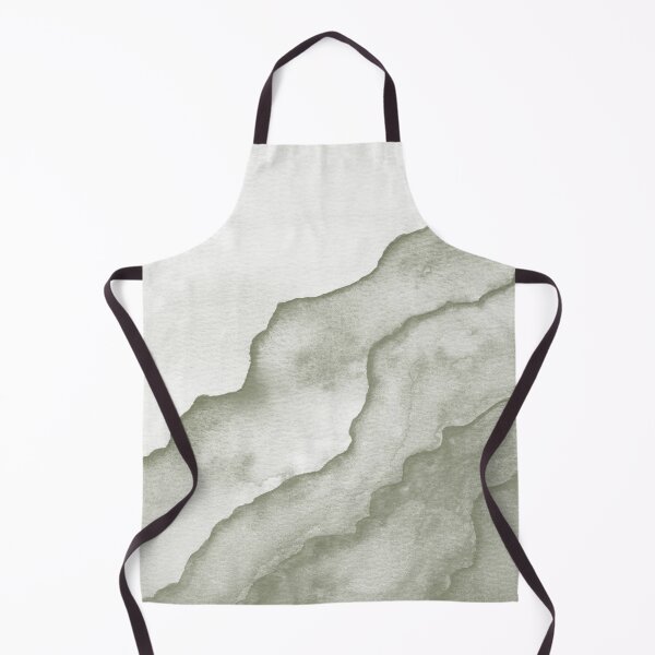 Item preview, Agate Tide Abstract Watercolor Painting - Snow + Sage designed and sold by Irene Estelle.
