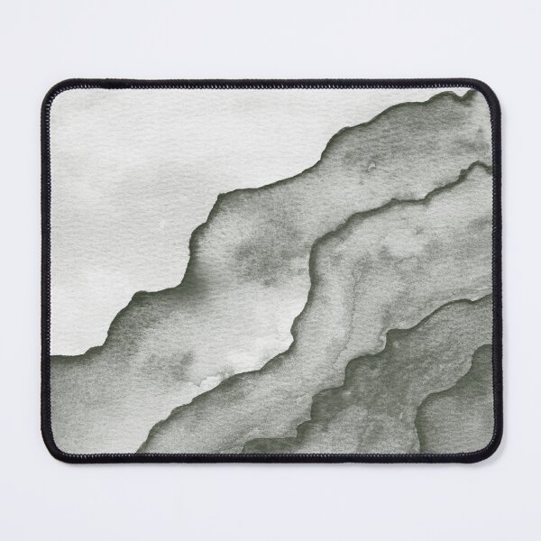 Item preview, Agate Tide Abstract Watercolor Painting - Snow + Pine designed and sold by Irene Estelle.