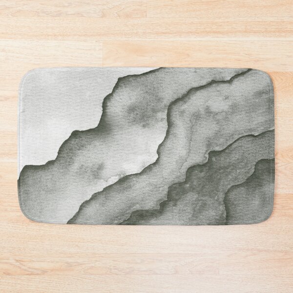 Item preview, Agate Tide Abstract Watercolor Painting - Snow + Pine designed and sold by Irene Estelle.