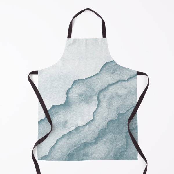 Item preview, Agate Tide Abstract Watercolor Painting - Snow + Peacock designed and sold by Irene Estelle.