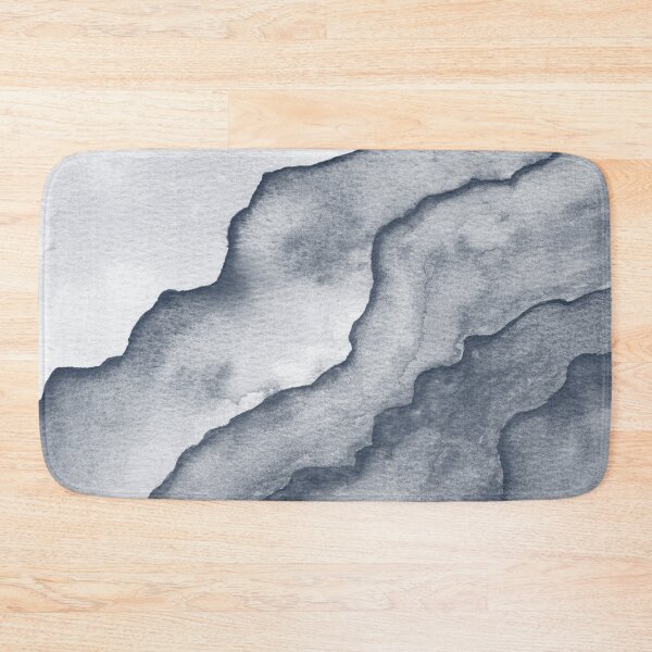Item preview, Agate Tide Abstract Watercolor Painting - Snow + Dusk designed and sold by Irene Estelle.