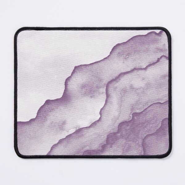 Item preview, Agate Tide Abstract Watercolor Painting - Snow + Plum designed and sold by Irene Estelle.