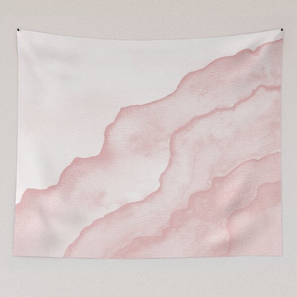 Item preview, Agate Tide Abstract Watercolor Painting - Snow + Rose designed and sold by Irene Estelle.