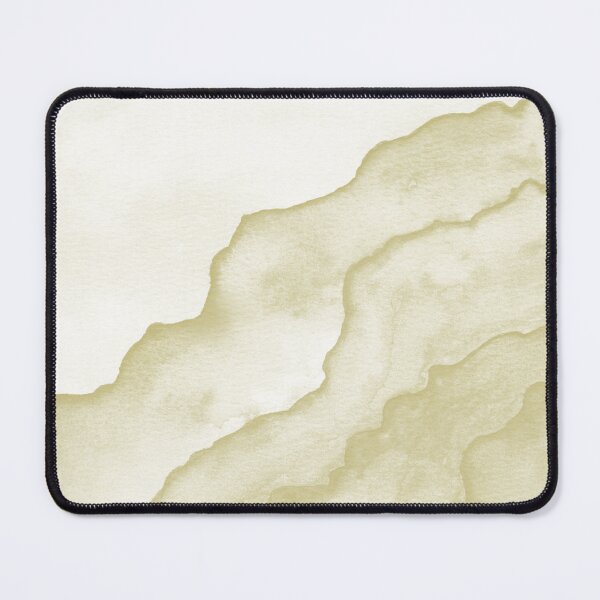 Item preview, Agate Tide Abstract Watercolor Painting - Snow + Gold designed and sold by Irene Estelle.
