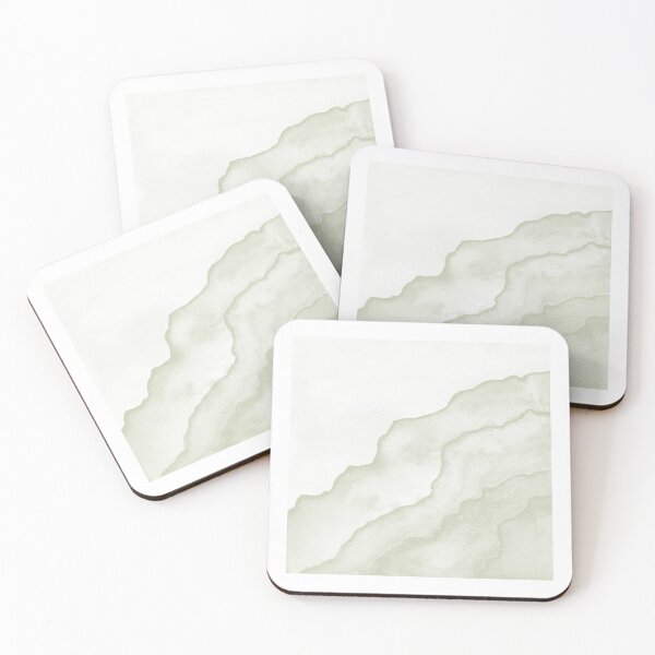 Item preview, Agate Tide Abstract Watercolor Painting - Snow + Tea designed and sold by Irene Estelle.