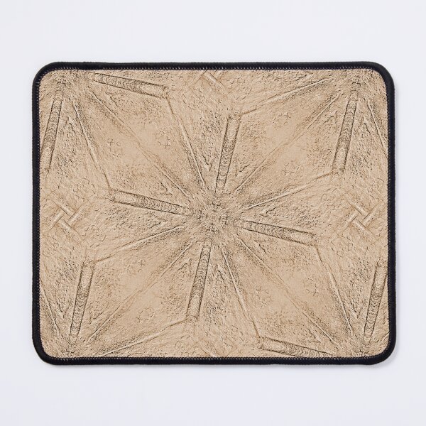 Item preview, Rustic Grunge Mandala Pattern in Cream designed and sold by Artistestella.