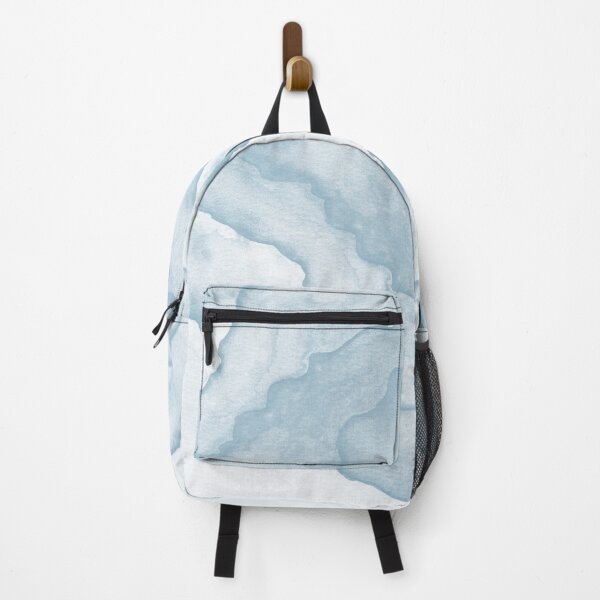 Item preview, Agate Tide Abstract Watercolor Painting - Snow + Sky designed and sold by Irene Estelle.