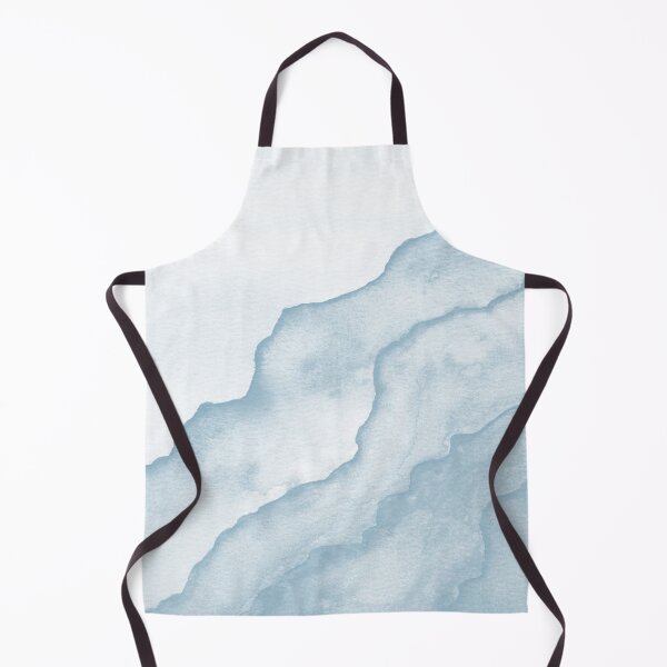 Item preview, Agate Tide Abstract Watercolor Painting - Snow + Sky designed and sold by Irene Estelle.