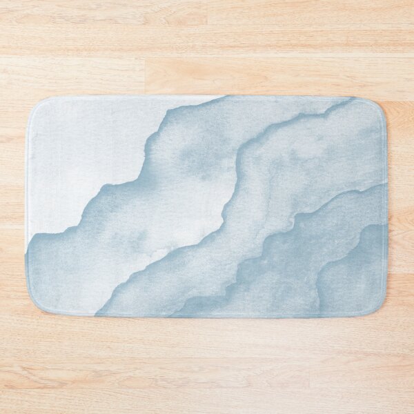 Item preview, Agate Tide Abstract Watercolor Painting - Snow + Sky designed and sold by Irene Estelle.