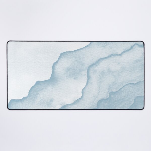 Item preview, Agate Tide Abstract Watercolor Painting - Snow + Sky designed and sold by Irene Estelle.