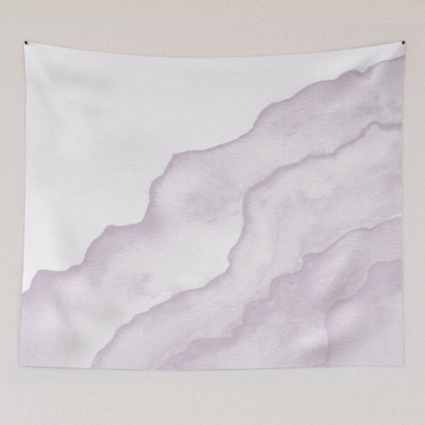 Item preview, Agate Tide Abstract Watercolor Painting - Snow + Dust designed and sold by Irene Estelle.