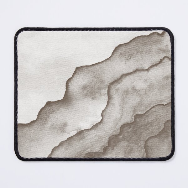 Item preview, Agate Tide Abstract Watercolor Painting - Snow + Earth designed and sold by Irene Estelle.