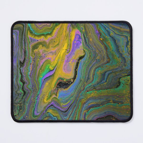 Item preview, Imagination 3 Green Purple Geode Acyrlic Abstract designed and sold by Doug Siegel.