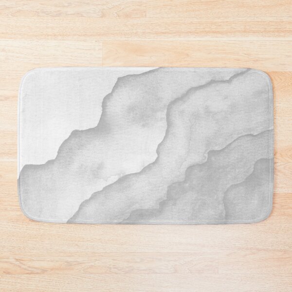 Item preview, Agate Tide Abstract Watercolor Painting - Snow + Fog designed and sold by Irene Estelle.