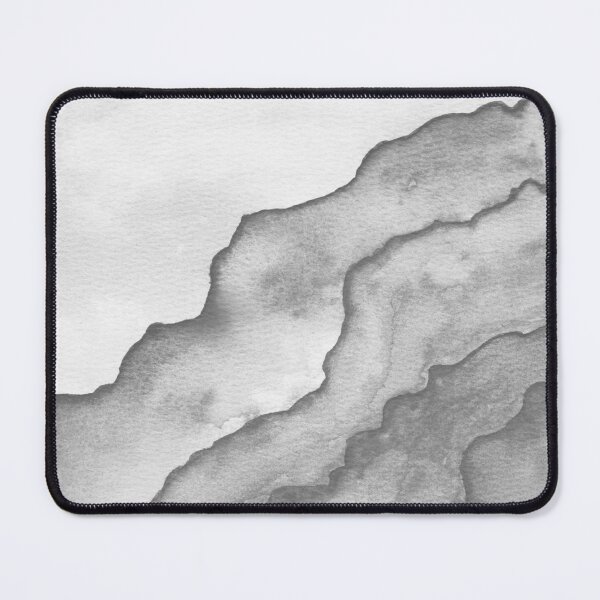 Item preview, Agate Tide Abstract Watercolor Painting - Snow + Slate designed and sold by Irene Estelle.
