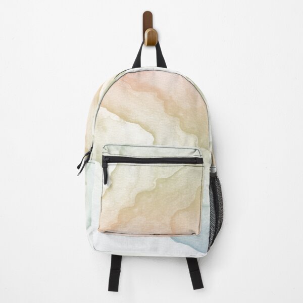 Item preview, Agate Tide Abstract Watercolor Painting - Snow + Rainbow Sorbet designed and sold by Irene Estelle.