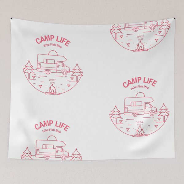 Item preview, Camp life T-shirt  designed and sold by Akira-closet.